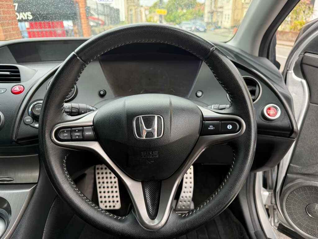 Honda Civic I-vtec Si Black #11