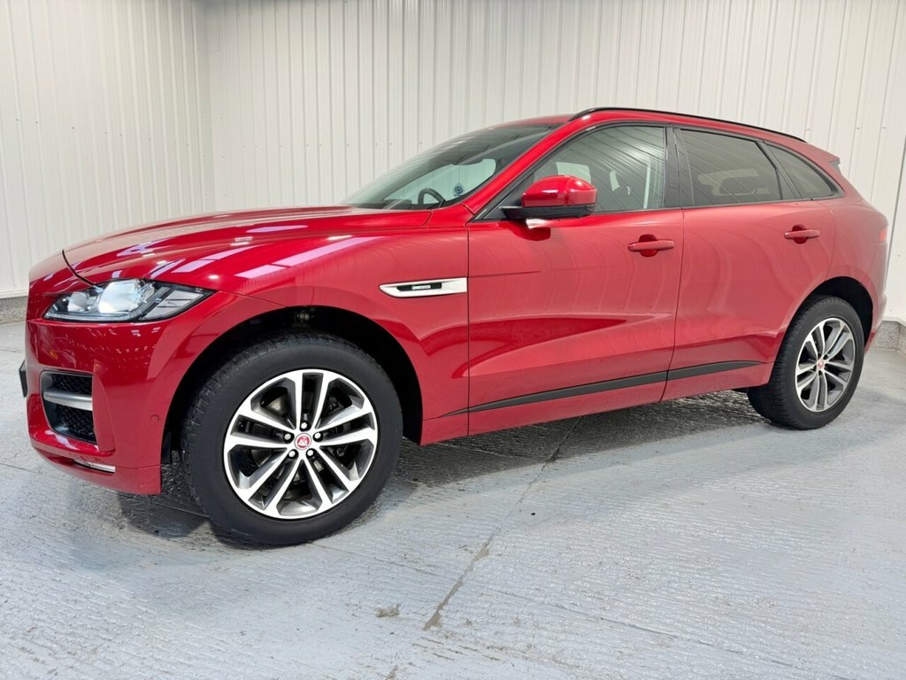 Jaguar F-Pace 2L R-sport LJ69YJT Red #4