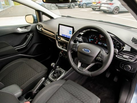 Ford Fiesta Hatchback CK22XNA Blue #4