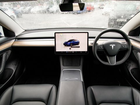 Tesla Model 3 Saloon MW72VGV Blue #3