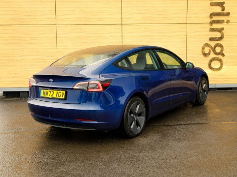 Tesla Model 3 Saloon MW72VGV Blue #2