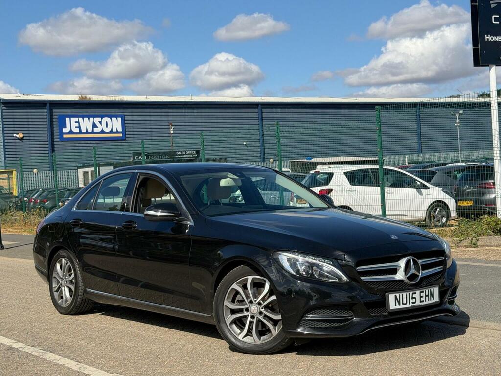 Mercedes-Benz C Class Saloon 2.1 C220 Bluetec Sport G-tronic Euro 6 S Black