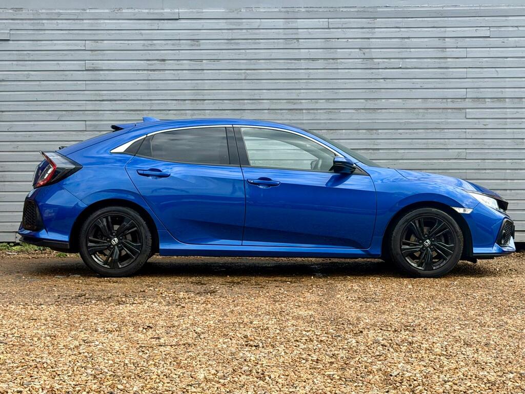 Honda Civic 1.0 Vtec Turbo Sr Cvt Euro 6 Ss Blue #3