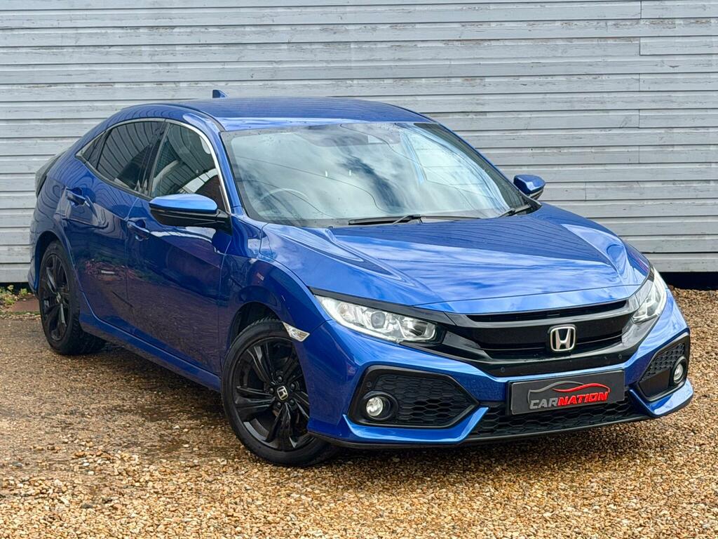 Honda Civic 1.0 Vtec Turbo Sr Cvt Euro 6 Ss Blue #2
