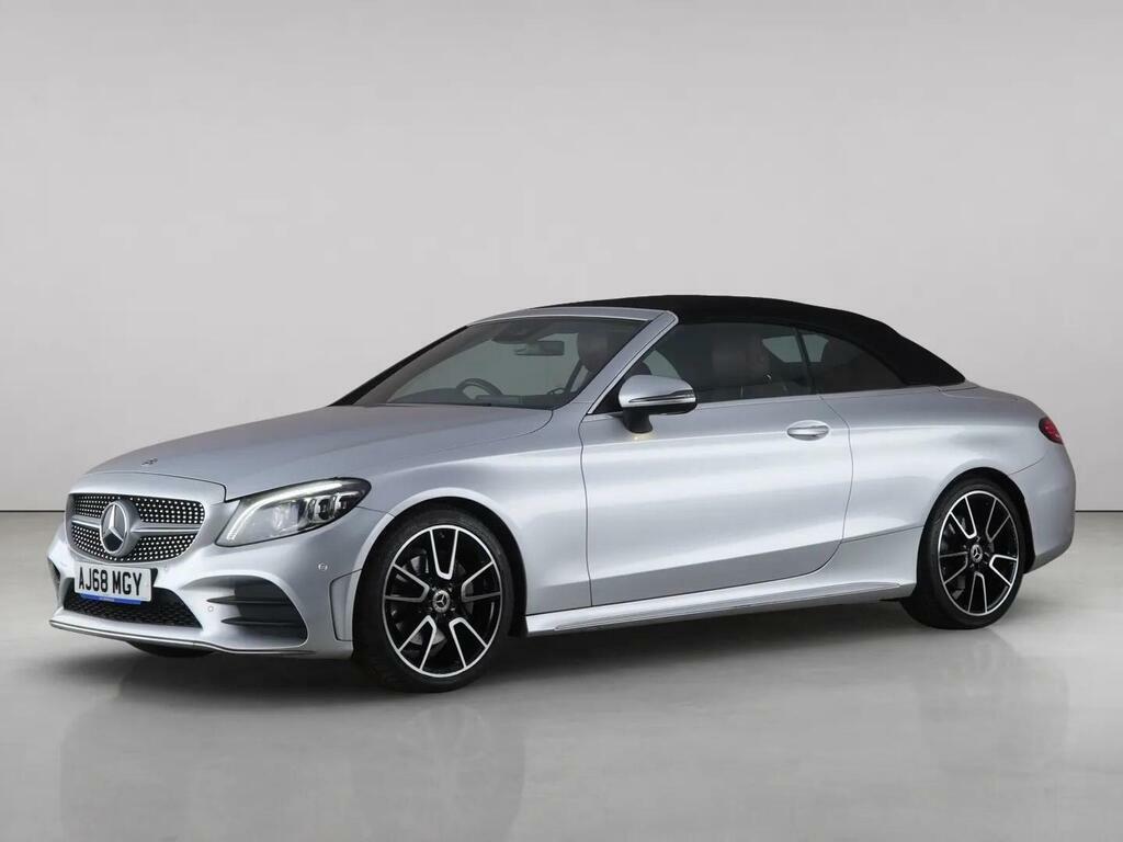 Mercedes-Benz C Class 1.5 C200 Mhev Amg Line Premium Cabriolet G-troni Silver #2