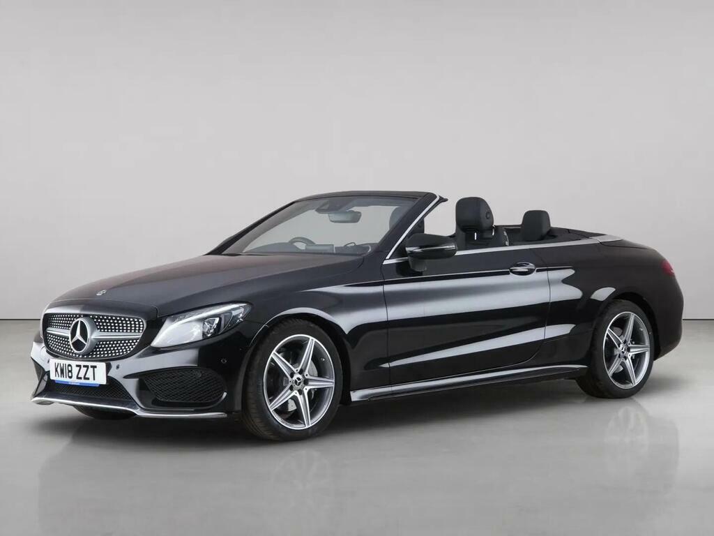 Mercedes-Benz C Class 2.1 C220d Amg Line Premium Plus Cabriolet G-tron Black #2