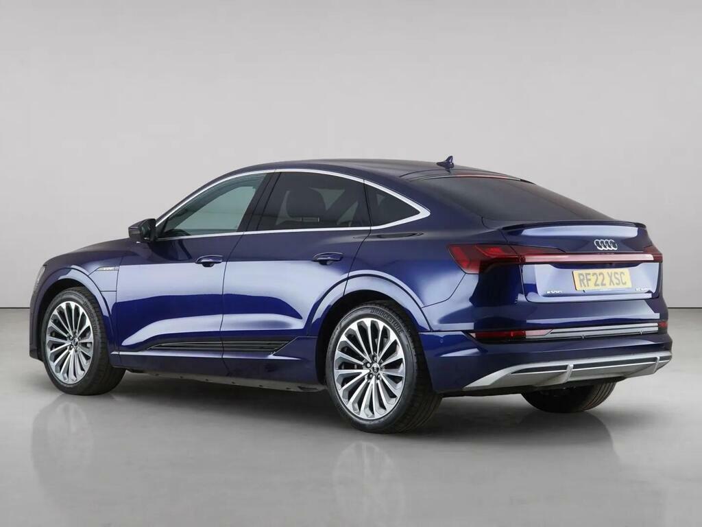 Audi E-tron 50 S Line Sportback Quattro 71.2Kwh 11Kw Blue #5