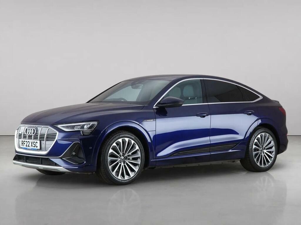 Audi E-tron 50 S Line Sportback Quattro 71.2Kwh 11Kw Blue #2