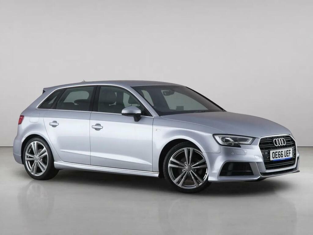 Audi A3 1.4 Tfsi Cod S Line Sportback S Tronic Euro 6 Ss OE66UEF Silver