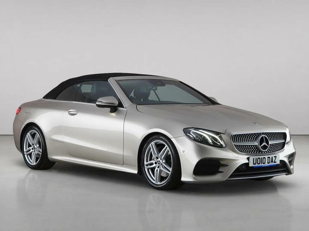 Mercedes-Benz E Class 2.0 E220d Amg Line Premium Cabriolet G-tronic E UO10DAZ Silver #5