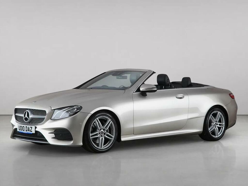 Mercedes-Benz E Class 2.0 E220d Amg Line Premium Cabriolet G-tronic E UO10DAZ Silver #2