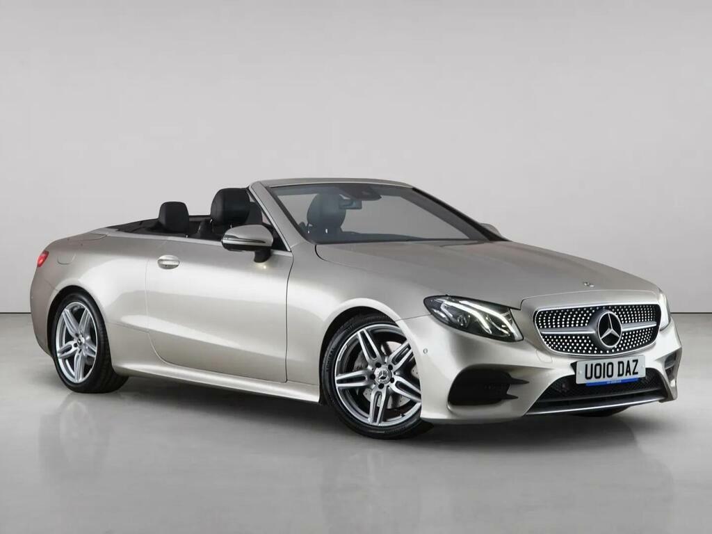 Mercedes-Benz E Class 2.0 E220d Amg Line Premium Cabriolet G-tronic E UO10DAZ Silver