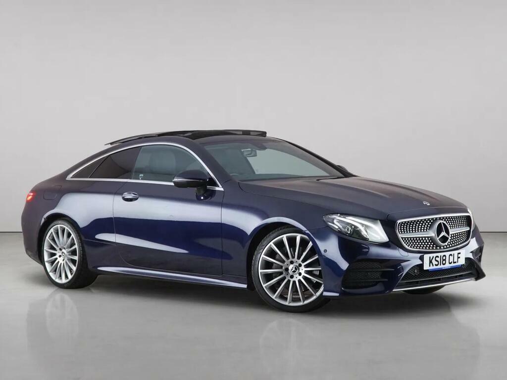 Mercedes-Benz E Class 2.0 E220d Amg Line Premium Coupe G-tr Blue