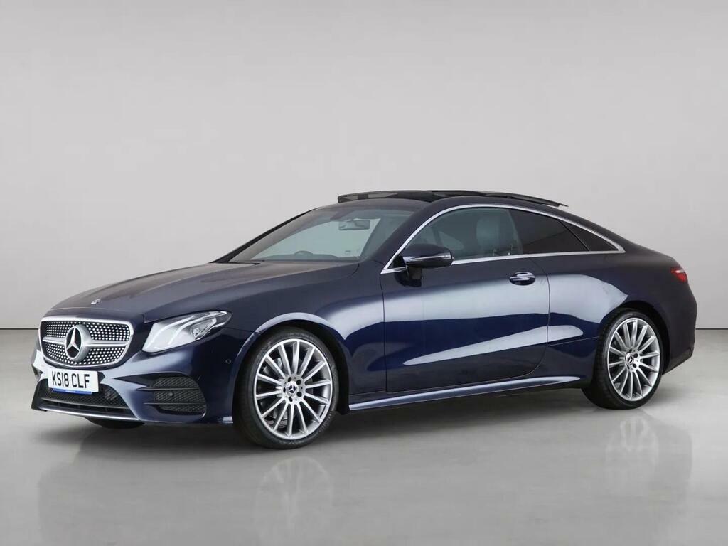 Mercedes-Benz E Class 2.0 E220d Amg Line Premium Coupe G-tr KS18CLF Blue #2