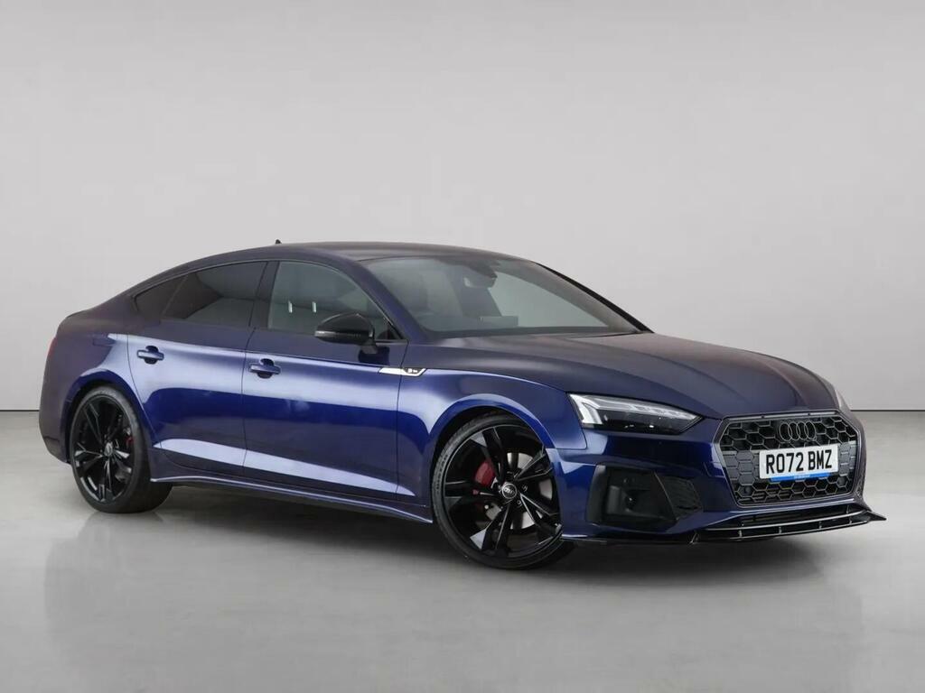 Audi A5 2.0 Tfsi 40 Black Edition Sportback S Tronic Euro Blue