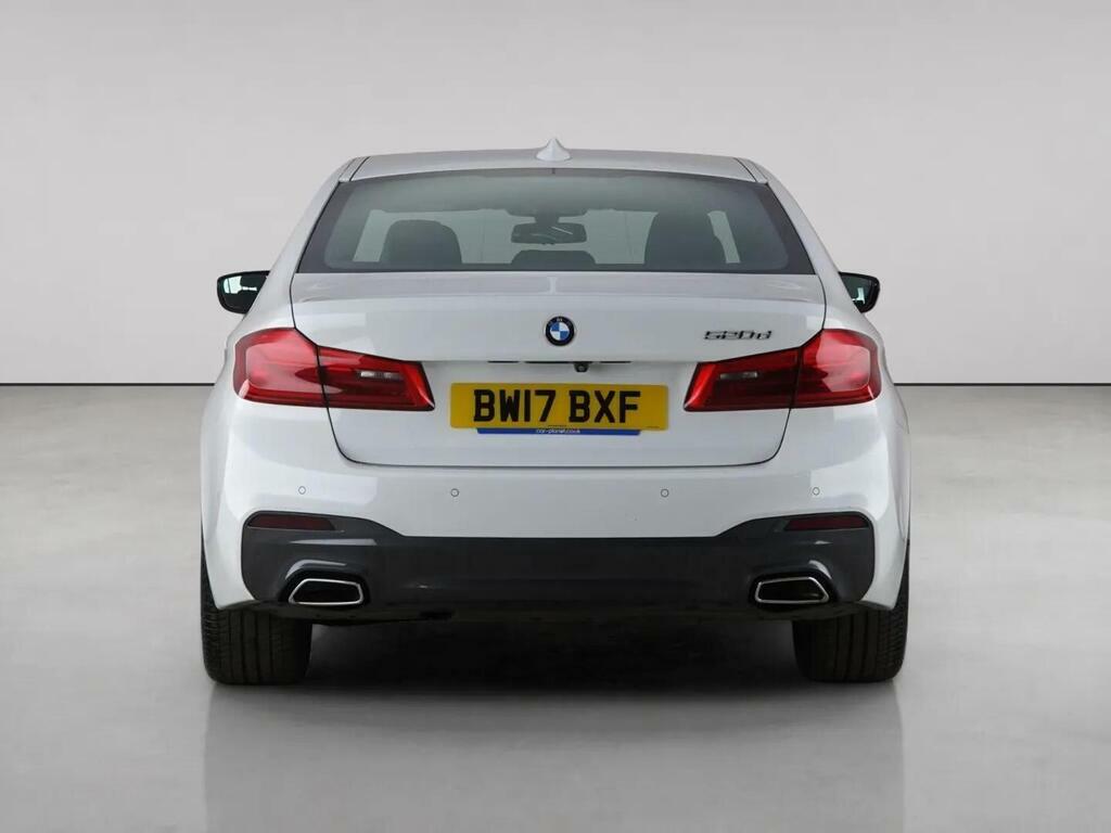 BMW 5 Series 2.0 520D M Sport Saloon Euro 6 S White #6