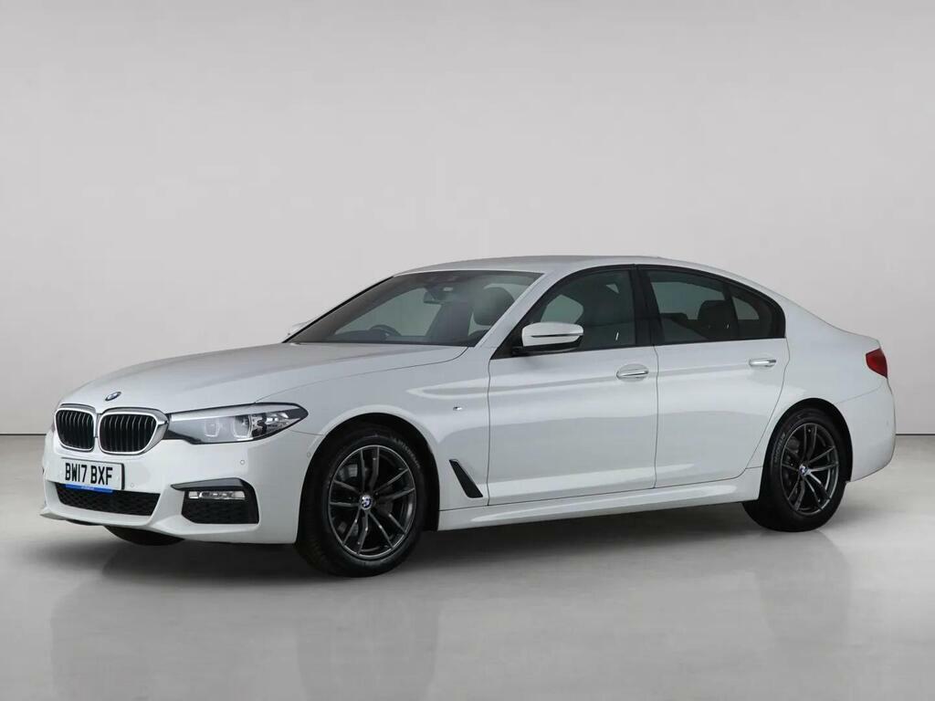 BMW 5 Series 2.0 520D M Sport Saloon Euro 6 S White #2