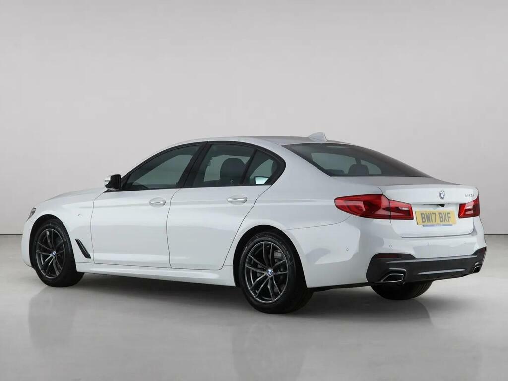 BMW 5 Series 2.0 520D M Sport Saloon Euro 6 S White #5