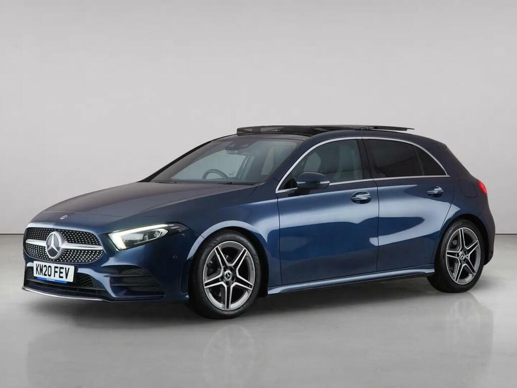 Mercedes-Benz A Class 1.5 A180d Amg Line Premium Plus 2 Hatchback KM20FEV Blue #2