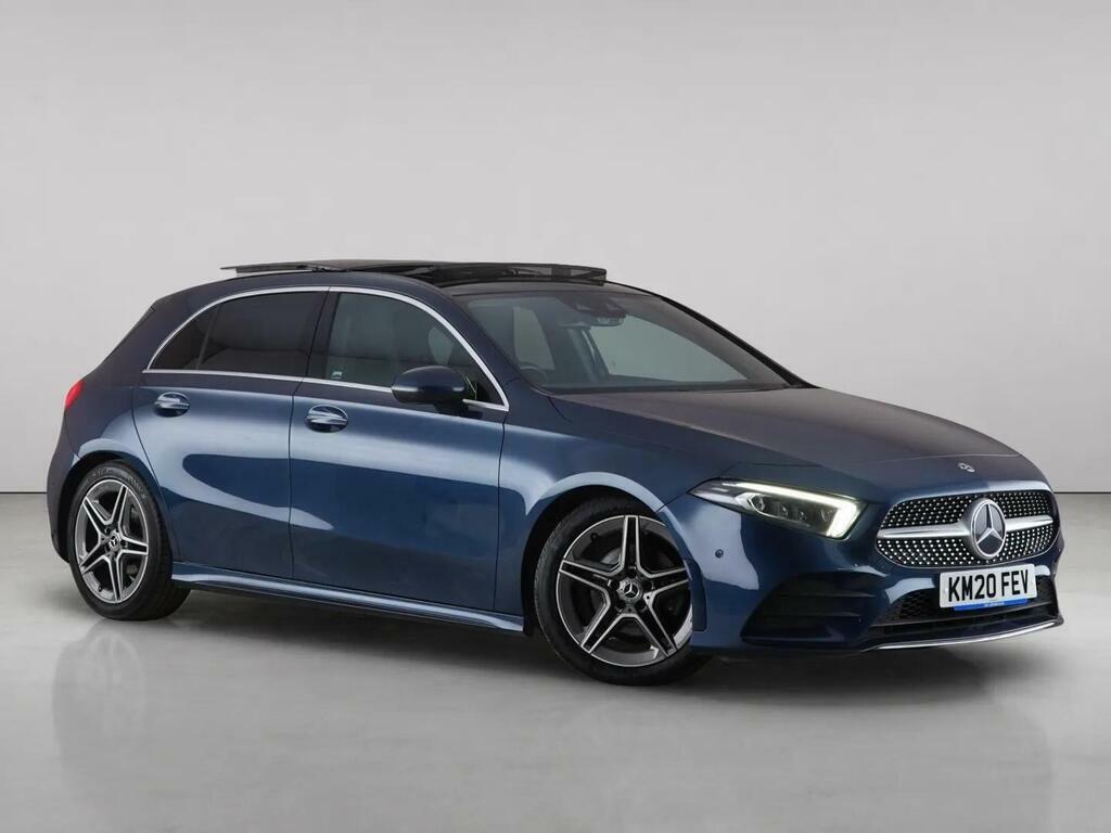 Mercedes-Benz A Class 1.5 A180d Amg Line Premium Plus 2 Hatchback KM20FEV Blue