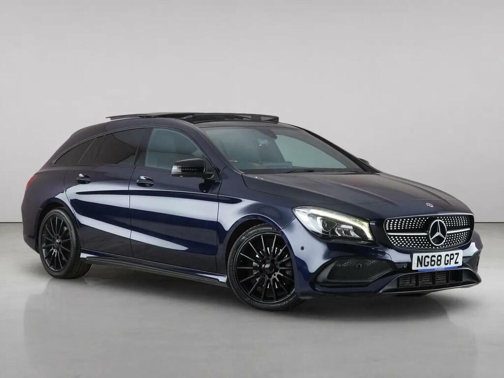 Mercedes-Benz CLA Class 1.6 Cla200 Amg Line Night Edition Plus Shooting Blue