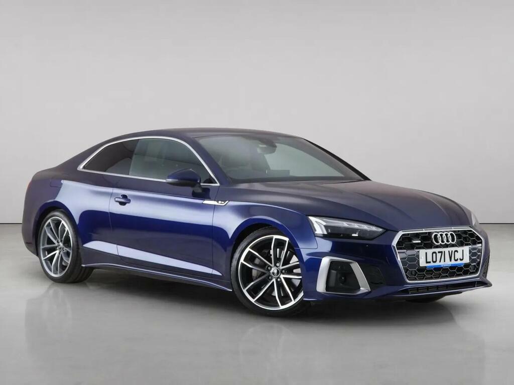 Audi A5 2.0 Tfsi 45 S Line Coupe S Tronic Quatt Blue