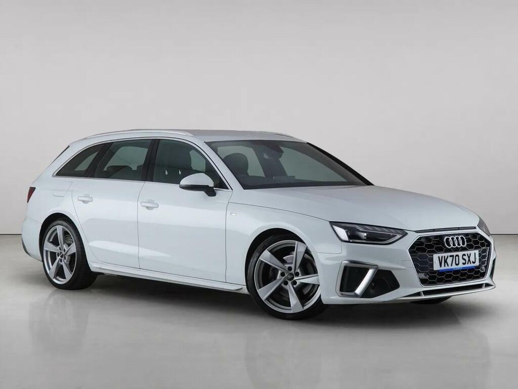 Audi A4 Avant 2.0 Tdi 30 S Line S Tronic Euro 6 Ss White