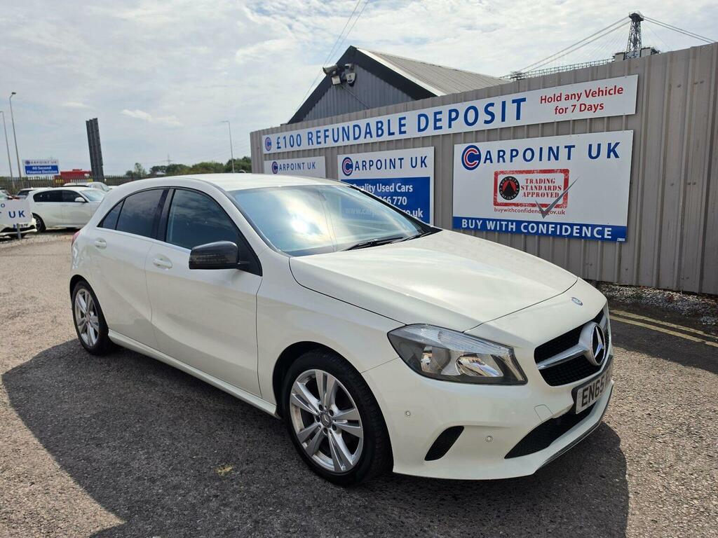 Mercedes-Benz A Class Hatchback 1.5 A180d Sport Executive Euro 6 Ss White