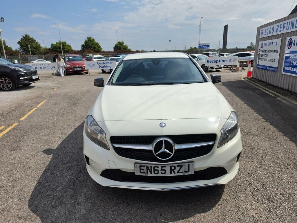 Mercedes-Benz A Class Hatchback 1.5 A180d Sport Executive Euro 6 Ss White #2