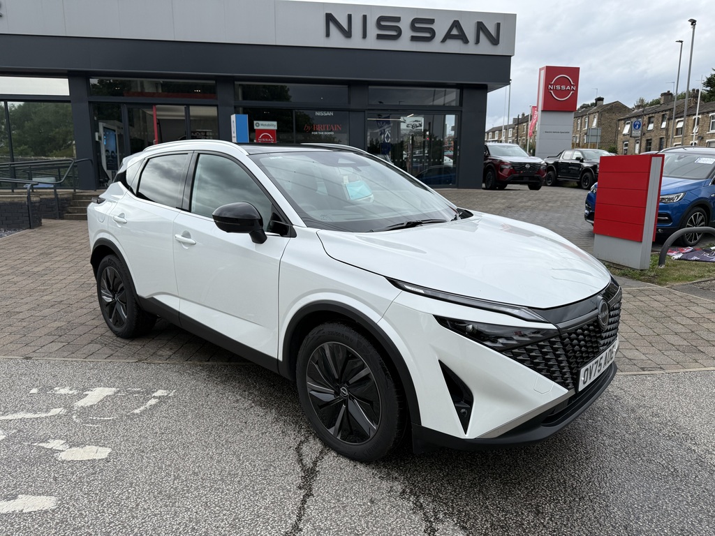 Nissan Qashqai 1.3 Dig-t Mhev Tekna Suv Hybrid White