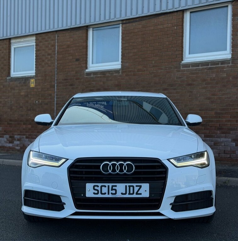 Audi A6 Saloon 2L Black Edition SC15JDZ White #3
