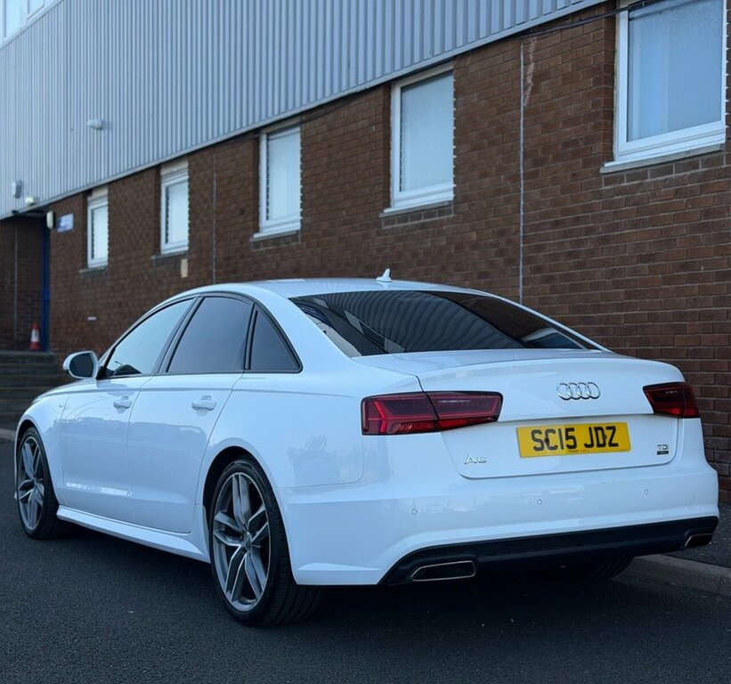 Audi A6 Saloon 2L Black Edition SC15JDZ White #5