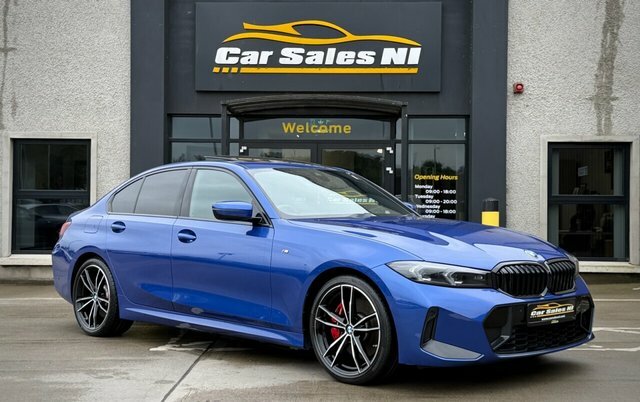 BMW 3 Series 2.0 320D Mht M Sport Saloon Hybrid Blue