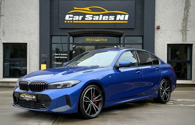 BMW 3 Series 2.0 320D Mht M Sport Saloon Hybrid Blue #2