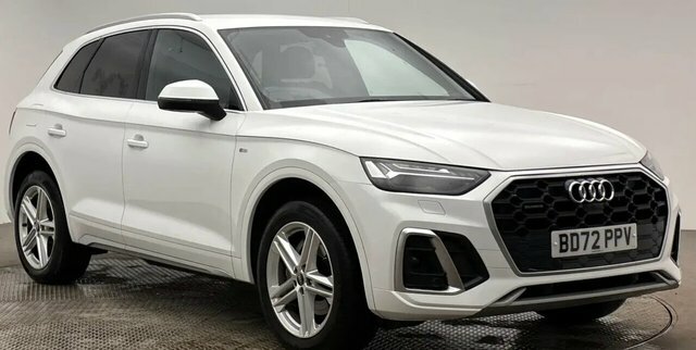 Audi Q5 2.0 Tdi 40 S Line Suv S Tronic Quattro White