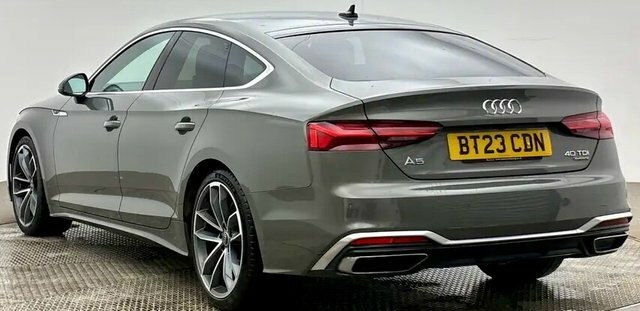 Audi A5 2.0 Tdi 40 S Line Sportback S Tronic Qu BT23CDN Grey #2