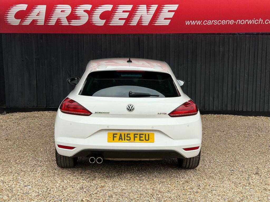 Volkswagen Scirocco 2.0 Tdi Bluemotion Tech Gt Euro 6 Ss White #6