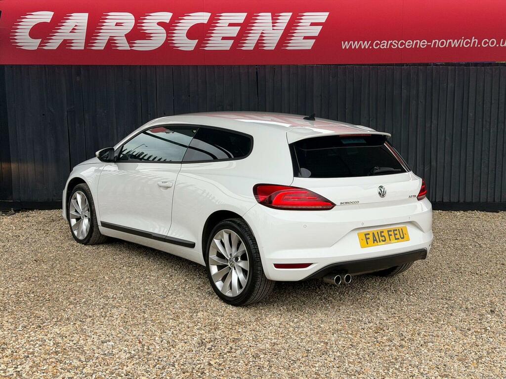 Volkswagen Scirocco 2.0 Tdi Bluemotion Tech Gt Euro 6 Ss White #5
