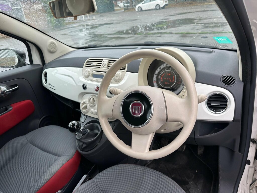 Fiat 500 Unknown White #33