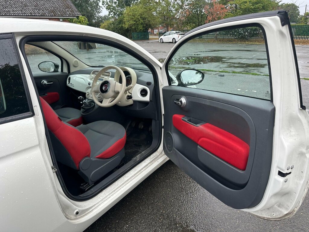 Fiat 500 Unknown White #25