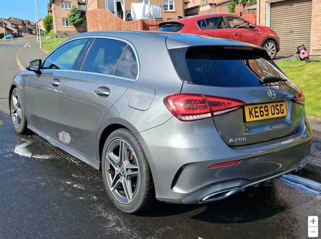 Mercedes-Benz A Class A200 Amg Line Hatchback KE69OSG Grey #2