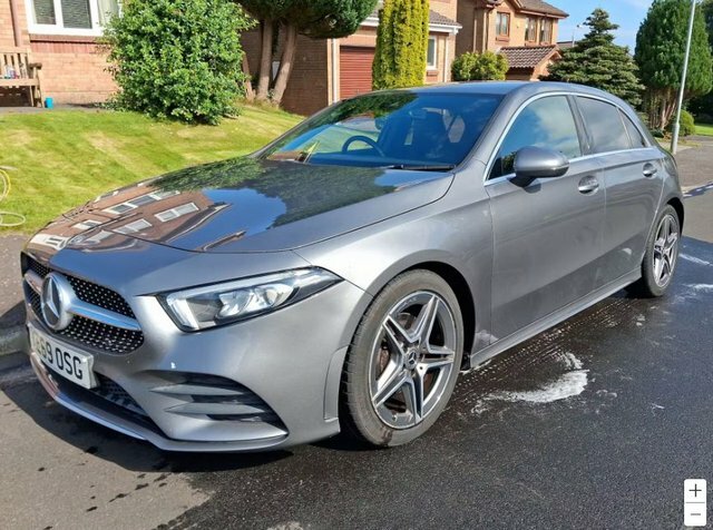 Mercedes-Benz A Class A200 Amg Line Hatchback KE69OSG Grey #3