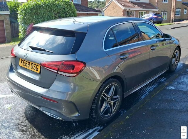 Mercedes-Benz A Class A200 Amg Line Hatchback KE69OSG Grey #4