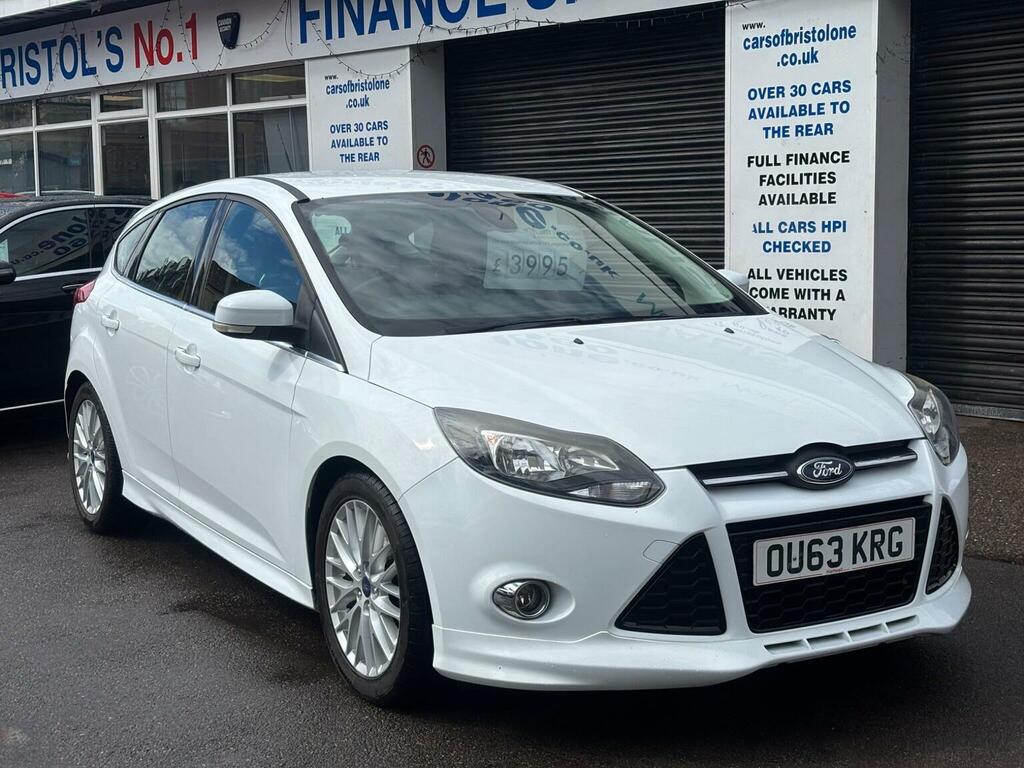 Ford Focus 1.0T Ecoboost Zetec S Euro 5 Ss White