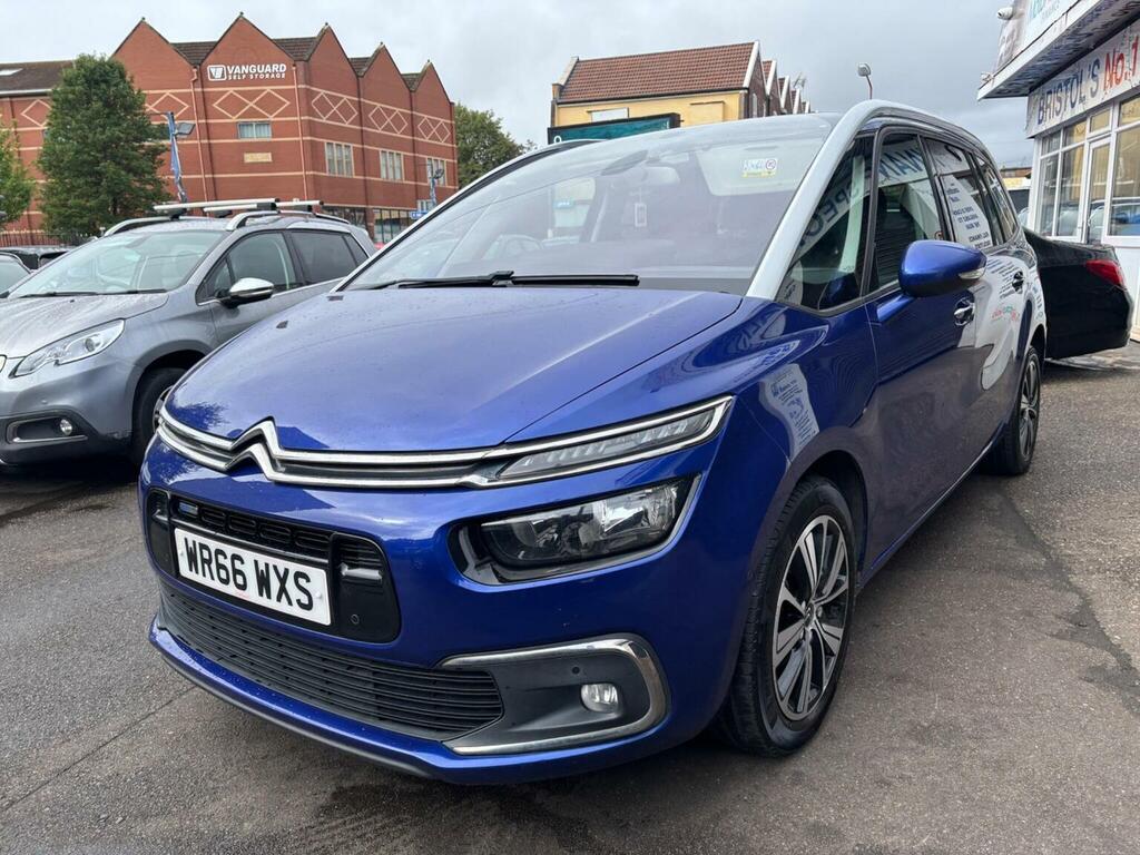 Citroen Grand C4 Picasso 1.2 Puretech Flair Euro 6 Ss Blue #4