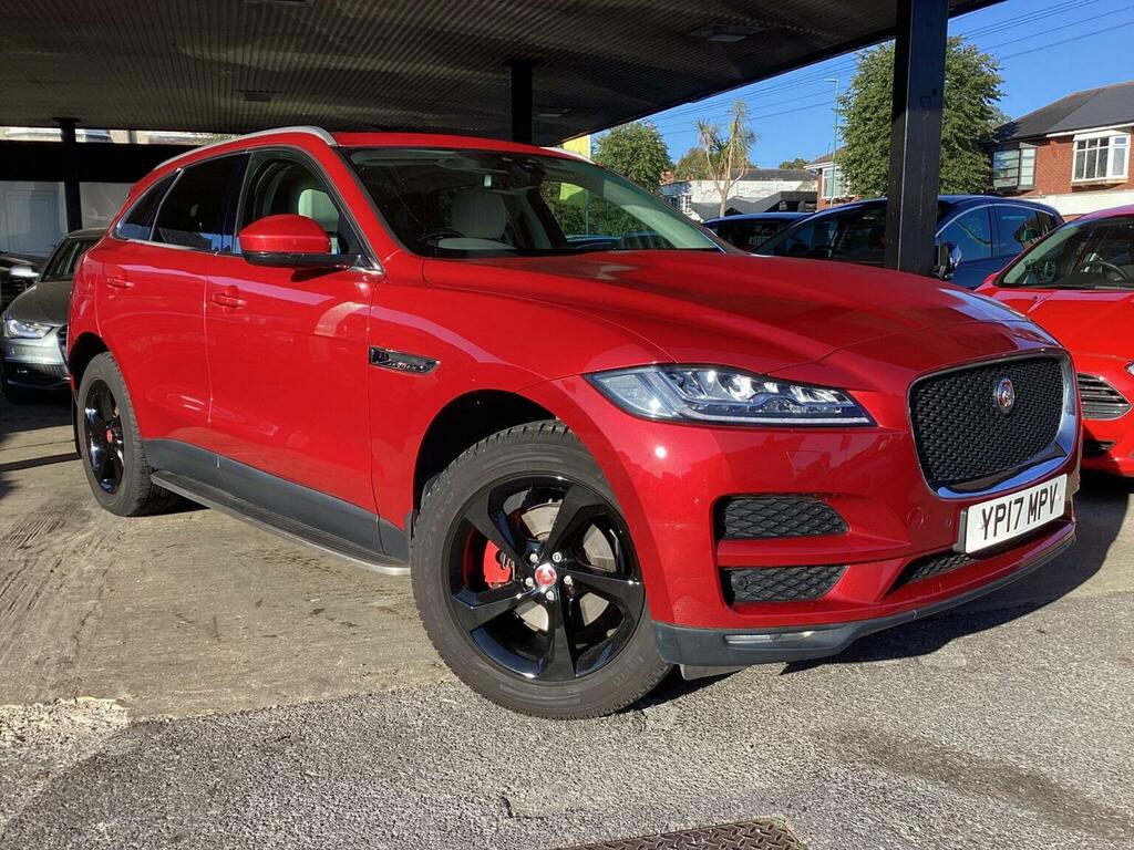 Jaguar F-Pace Suv 2.0 D180 Portfolio Awd Euro 6 Ss Red