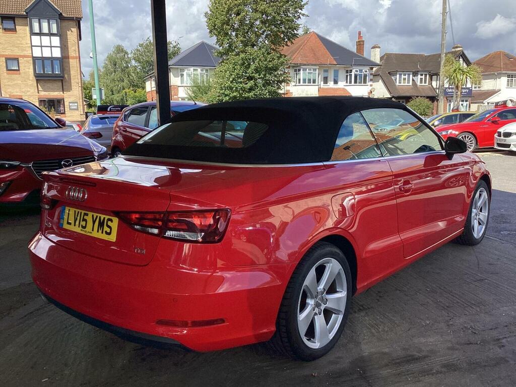 Audi A3 Cabriolet 1.6 Tdi Sport Euro 6 Ss Red #3