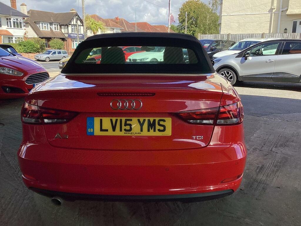 Audi A3 Cabriolet 1.6 Tdi Sport Euro 6 Ss Red #4