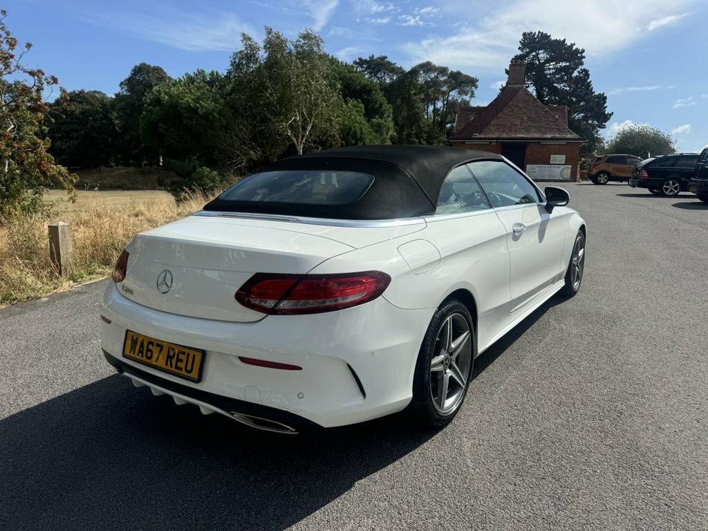 Mercedes-Benz C Class 2L Amg Line WA67REU White #4