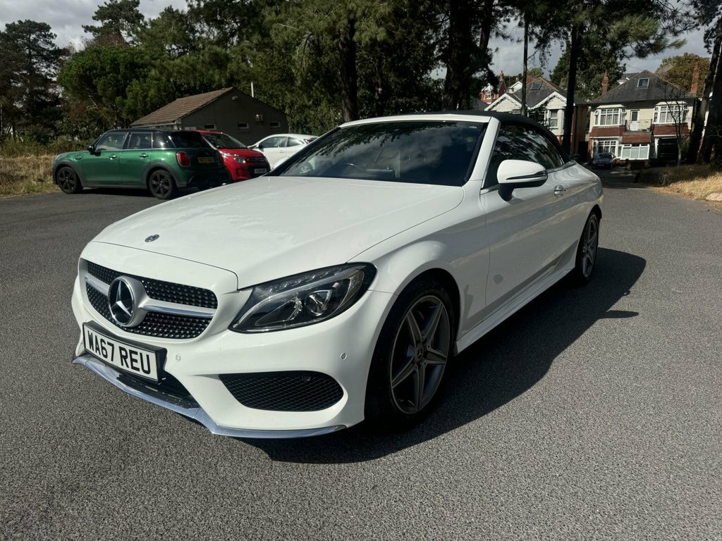 Mercedes-Benz C Class 2L Amg Line WA67REU White #2